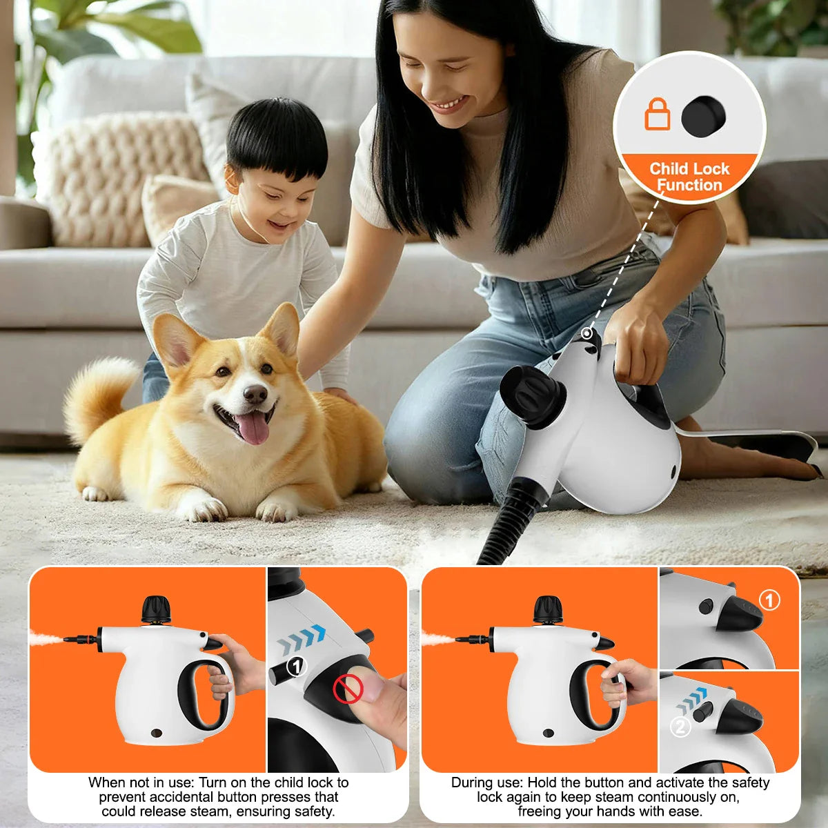 Handy Home Steam Cleaner